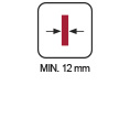 ESPECIFICACIONES - Grosor MIN 12 mm SF